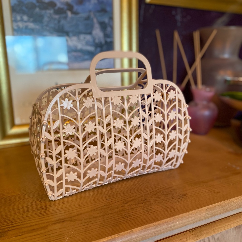 Cute retro jelly tote